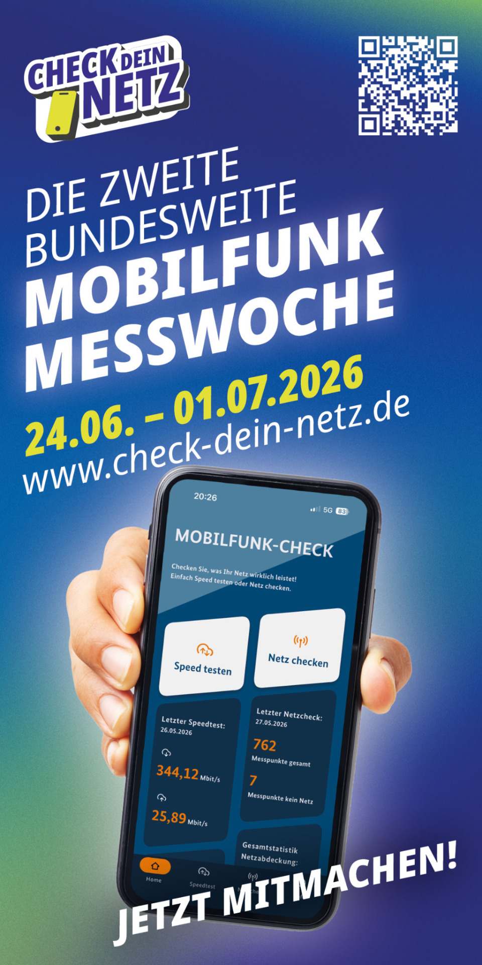 Mobilfunk-Messwoche 2026